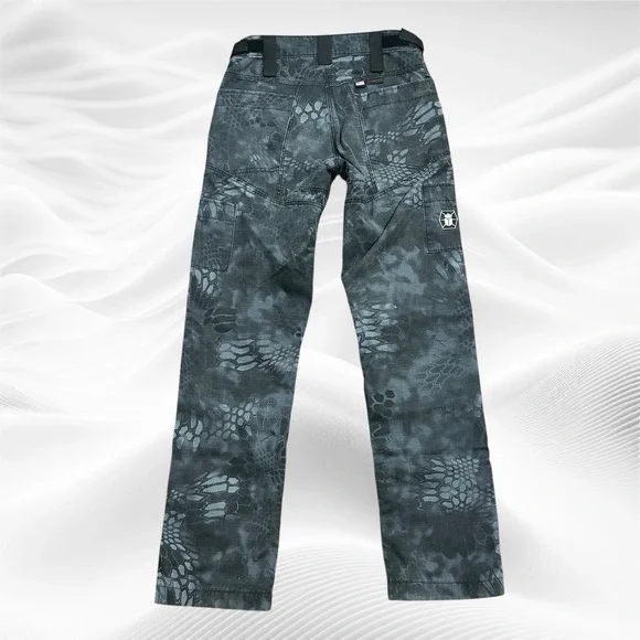 Kitanica Backcountry Pants Ripstop Gray Kryptek Typhon Camo Size 30x33 Rare - Picture 3 of 7